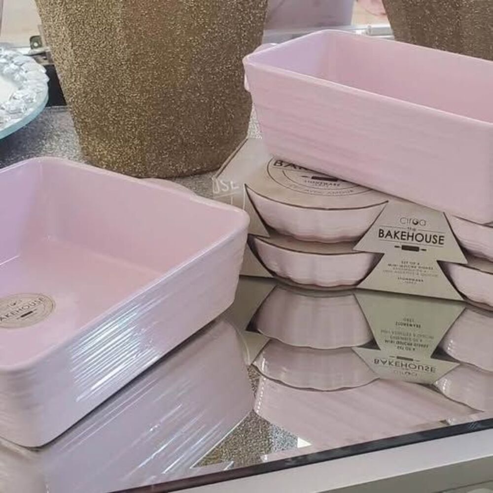 NWT Pastel pink bakeware Bundle 6 pcs - Picture 2 of 8